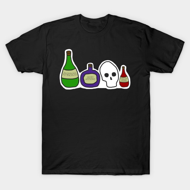 Spelling Bottles T-Shirt by thelittleforest